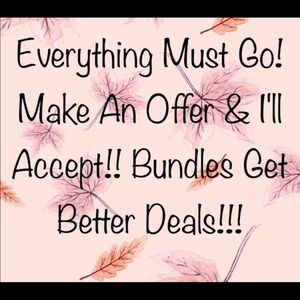 Bundle & save or make a reasonable offer😊